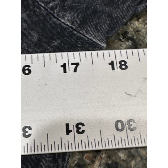 Daytrip Long Sleeve Tee Size L Gray Eagle Rhinestone 100% Cotton VNeck Grunge - Picture 6 of 9